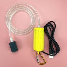Load image into Gallery viewer, USB Air Bubble Aerator Pond Pump Hydroponic Oxygen Aquarium Fish Tank Cable 1m
