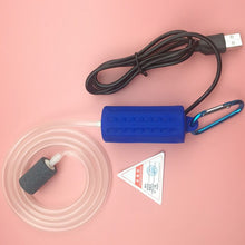 Load image into Gallery viewer, USB Air Bubble Aerator Pond Pump Hydroponic Oxygen Aquarium Fish Tank Cable 1m
