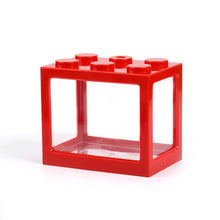Load image into Gallery viewer, Mini Fish Tank Betta fish Mini Aquarium Creative Building block fish tank home office Tea Table decoration Feeding box Hot Sale
