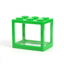 Load image into Gallery viewer, Mini Fish Tank Betta fish Mini Aquarium Creative Building block fish tank home office Tea Table decoration Feeding box Hot Sale
