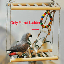 Load image into Gallery viewer, Small Parrot toys atural wood Rat Toy Bridge Ladder Hamster Bird Cage Accessories Parrot Ladders Climbing Hanging stand Ladders

