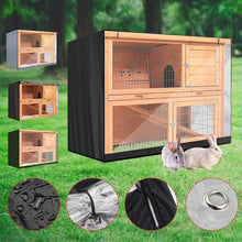 Load image into Gallery viewer, Oxford Cloth Hutch Covers 4FT Double Layer Rabbit Cage Dust Cover Waterproof for BB-48-DDU BB-48-DD BB-48-DDL-T 122X50X105
